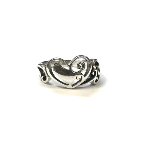 LARGE HEART RING